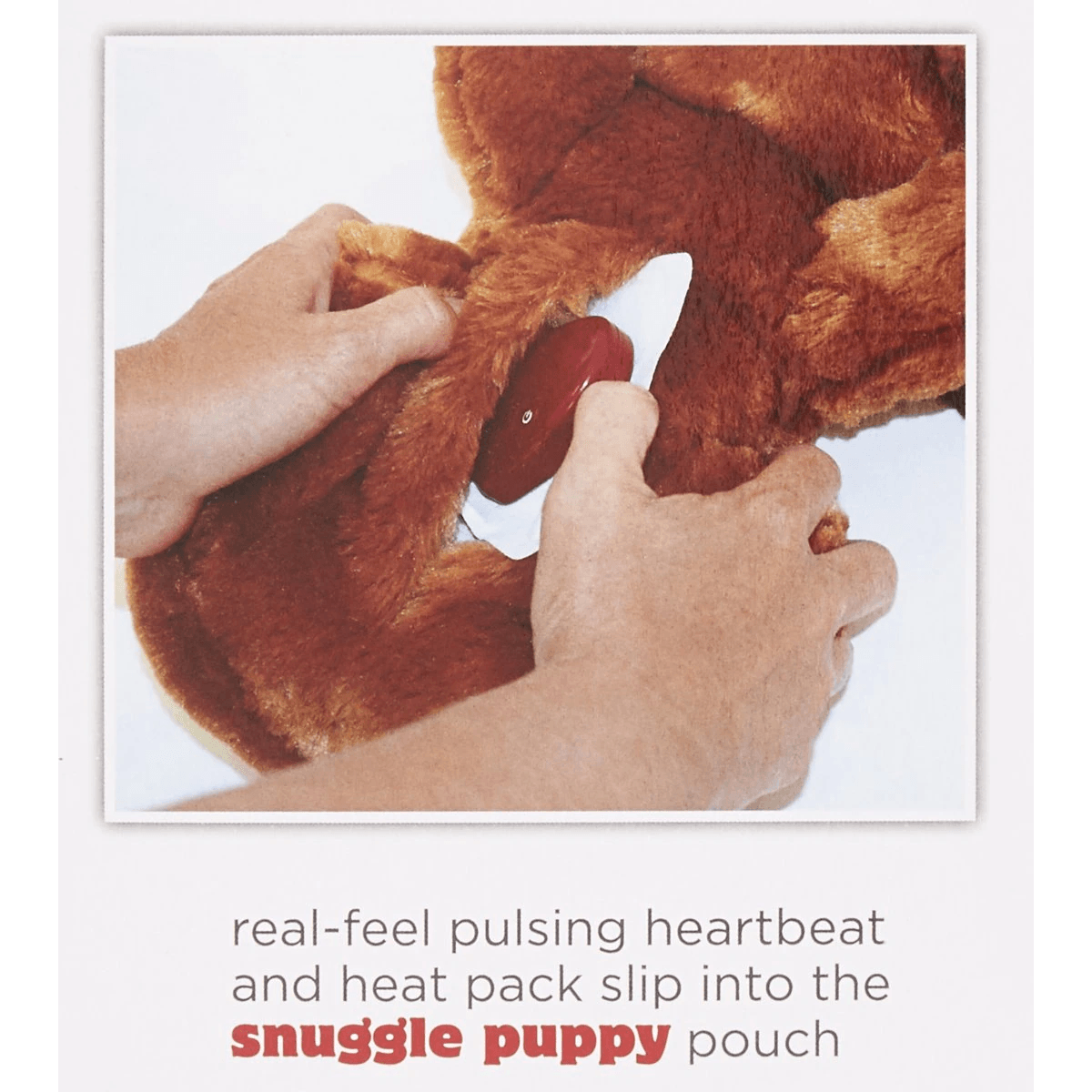 Smart Pet Love Snuggle Puppy Behavioral Aid Dog Toy - Brown - Dog Toys - Smart Pet - PetMax Canada