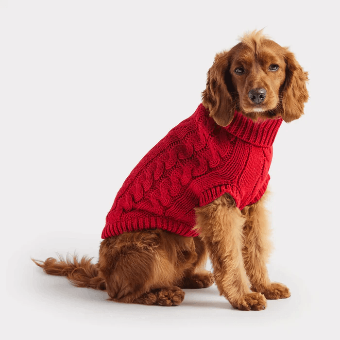 GF Pet Chalet Sweater Red For Dogs - XX-Small - Sweaters - GF Pet - PetMax Canada