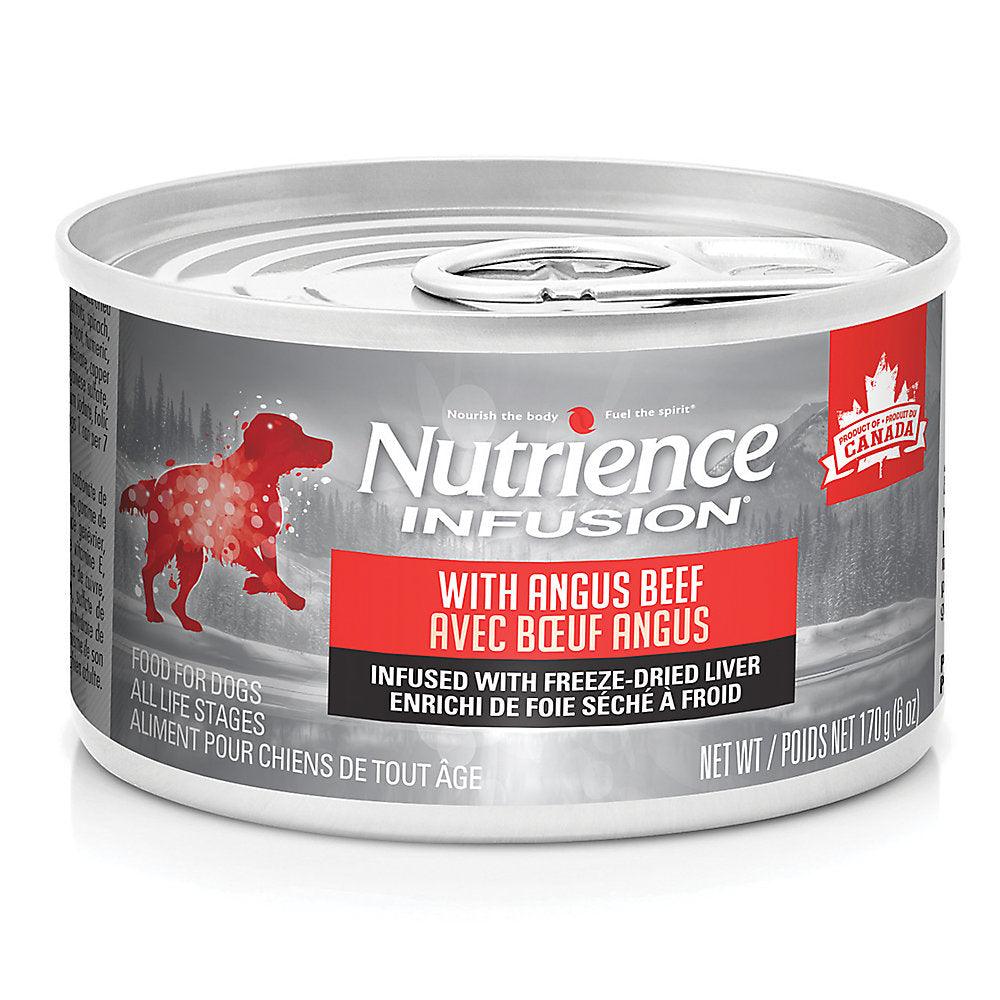Nutrience Canned Adult Pâté with Canadian Angus Beef Dog Food - 170g - Canned Dog Food - Nutrience Pet Food - PetMax Canada