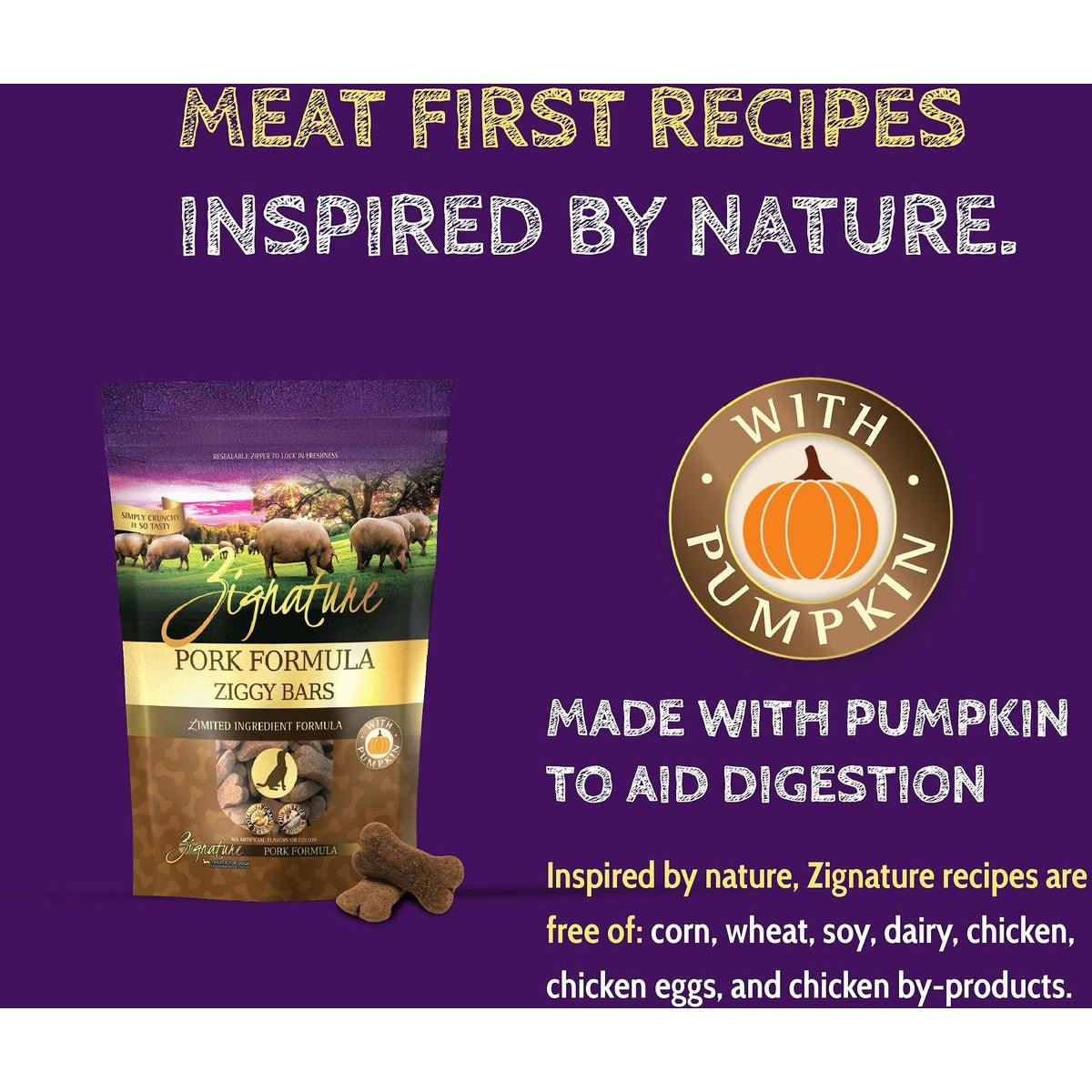 Zignature Pork Formula Biscuit Treats for Dogs - 340g - Dog Treats - Zignature Pet Food - PetMax Canada