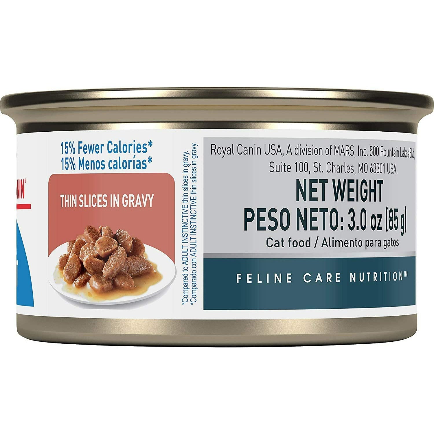 Royal Canin Canned Cat Food Adult Weight Care Slices in Gravy  Canned Cat Food  | PetMax Canada