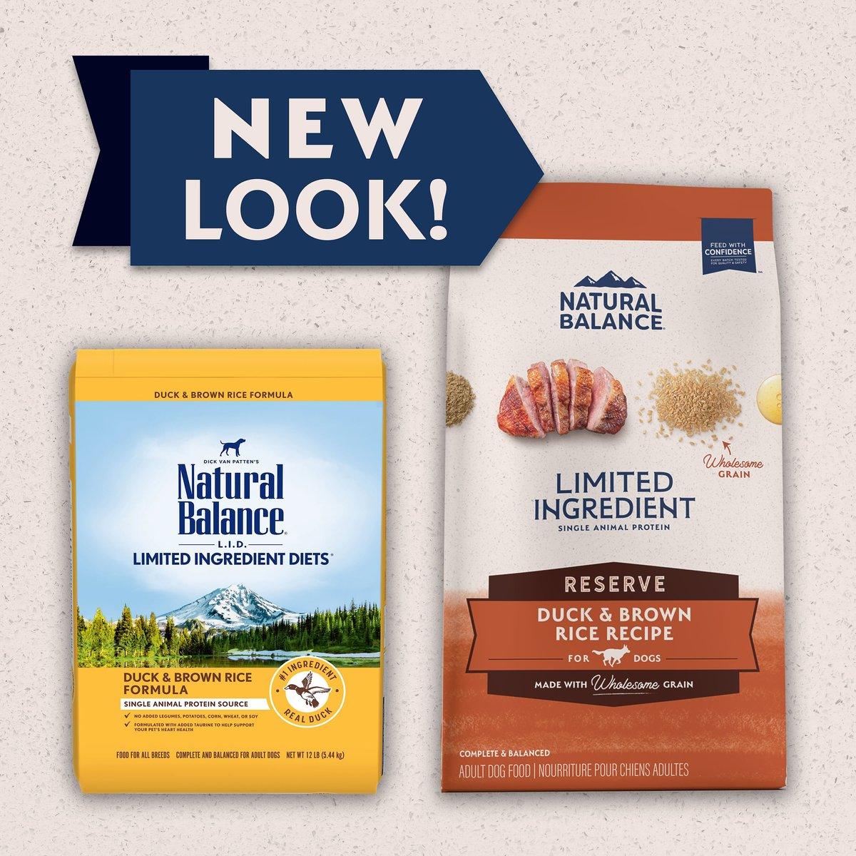 Natural Balance Limited Ingredient Diet Duck & Brown Rice Dog Food - 10 Kg - Dog Food - Natural Balance - PetMax Canada