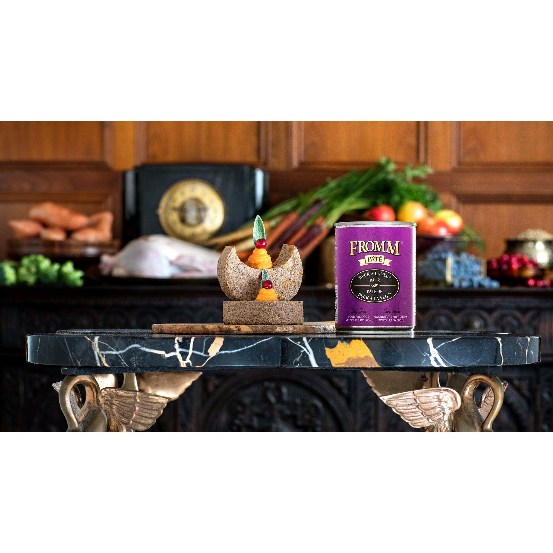 Fromm Canned Dog Food Duck A La Veg Pate - 345g - Canned Dog Food - Fromm - PetMax Canada