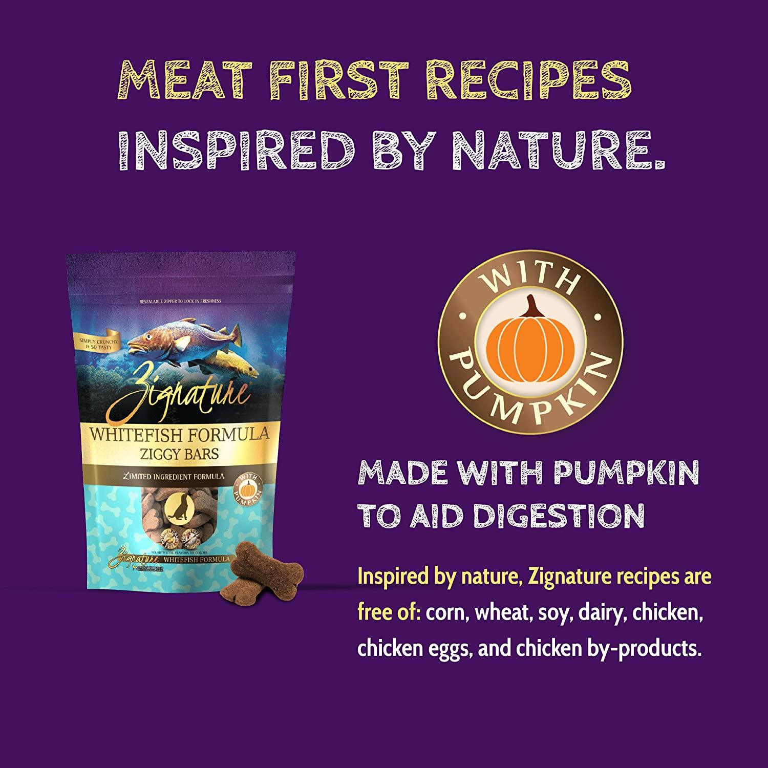 Zignature Whitefish Formula Biscuit Treats for Dogs - 340g - Dog Treats - Zignature Pet Food - PetMax Canada