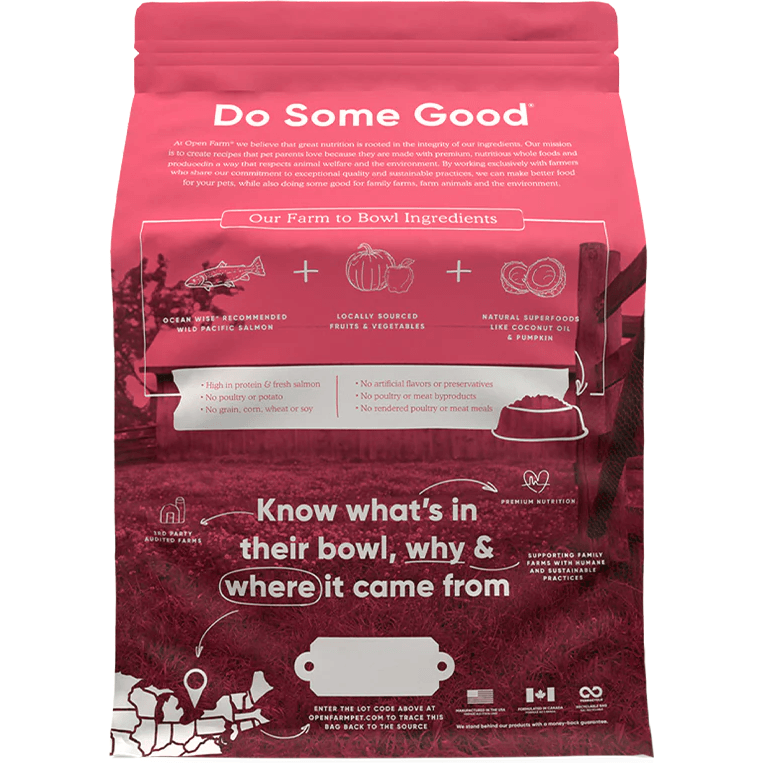 Open Farm Cat Food Wild Caught Salmon - 1.82 Kg - Cat Food - Open Farm - PetMax Canada