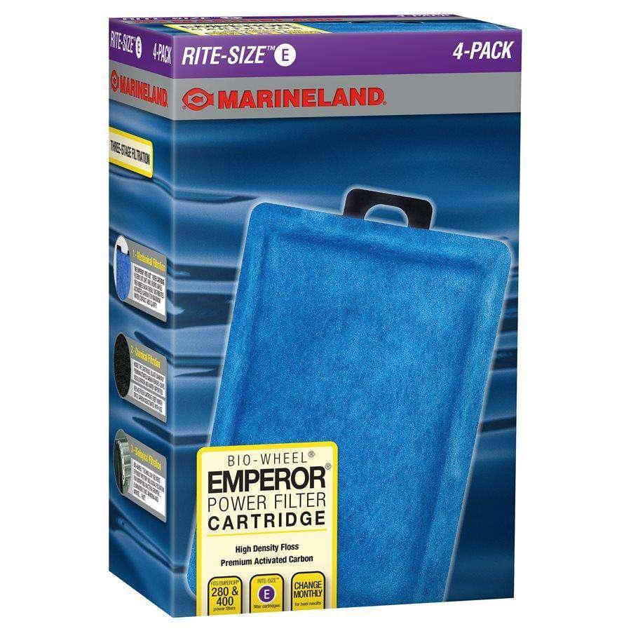 Marineland Emporer Rite-Size Cartridge E - 4-Pack - Filters - Marineland - PetMax Canada
