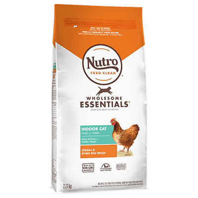 Nutro Cat Food Indoor Adult Chicken & Whole Brown Rice  Cat Food  | PetMax Canada