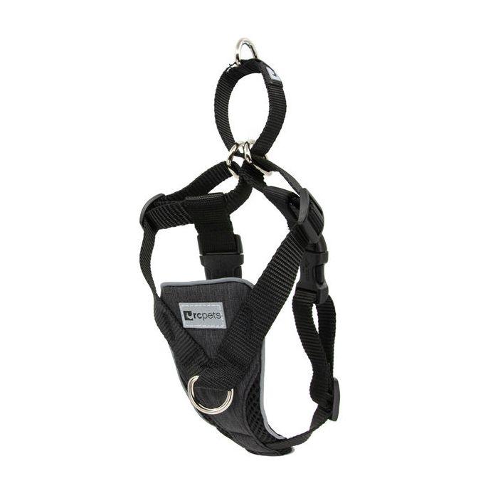 RC Pet Tempo No Pull Harness Heather Black - Small - Harnesses - RC Pet Products - PetMax Canada