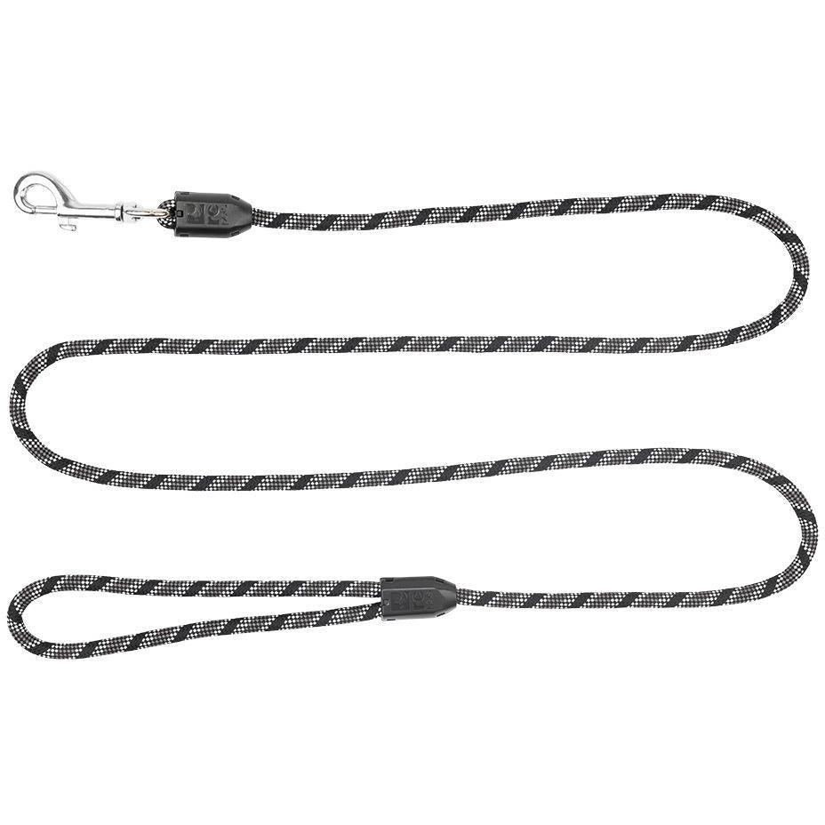 RC Dog Rope Leash Black - 5/16" x 5' - Leashes - RC Pet Products - PetMax Canada
