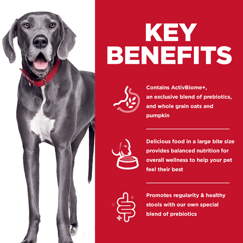 Hill's Science Diet Perfect Digestion Large Breed Chicken, Brown Rice & Whole Oats Recipe Dog Food - 9.98 Kg - Dog Food - Hill's Science Diet - PetMax Canada