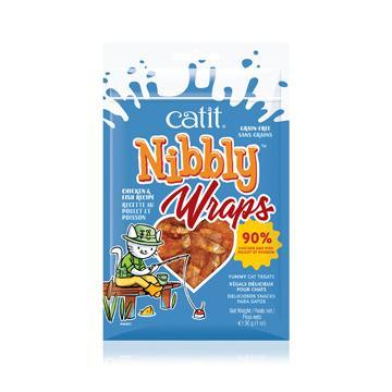 Catit Nibbly Wraps Treats Chicken & Fish - 30g - Cat Treats - Catit - PetMax Canada