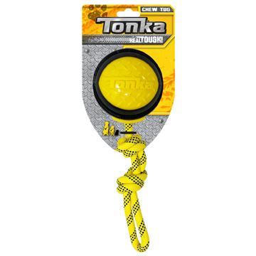 Tonka Dog Toy Diamond Clad Rope Ball - 4" - Dog Toys - Rolf C. Hagen Inc. - PetMax Canada