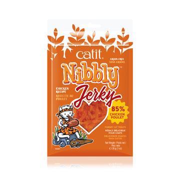 Catit Nibbly Jerky Treats Chicken - 30g - Cat Treats - Catit - PetMax Canada