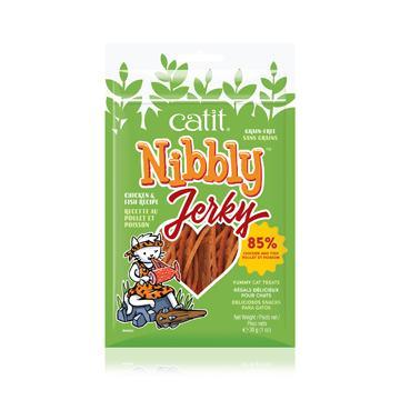 Catit Nibbly Jerky Treats Chicken & Fish - 30g - Cat Treats - Catit - PetMax Canada