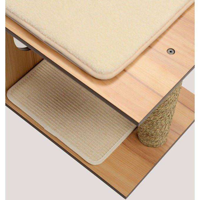 Vesper Cat Stool Walnut Cat Scratching Posts | PetMax Canada