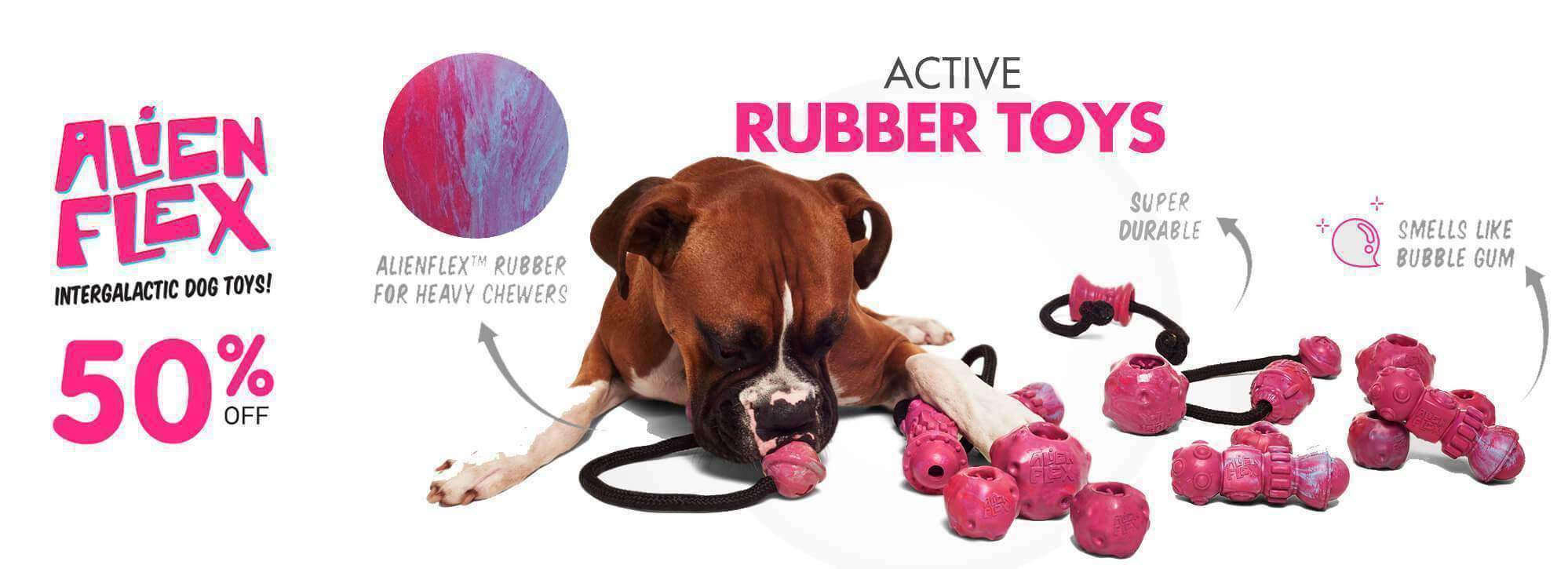 Alien Flex Dog Toys