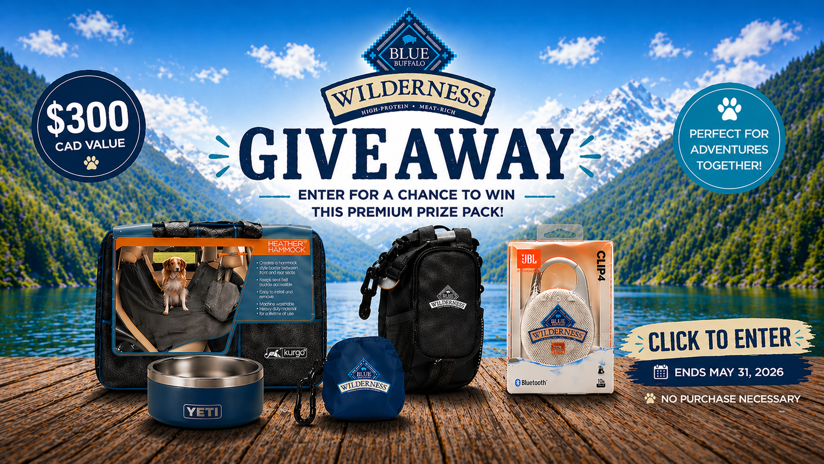 Blue Wilderness Prize Pack Giveaway (Ended May 31, 2026)