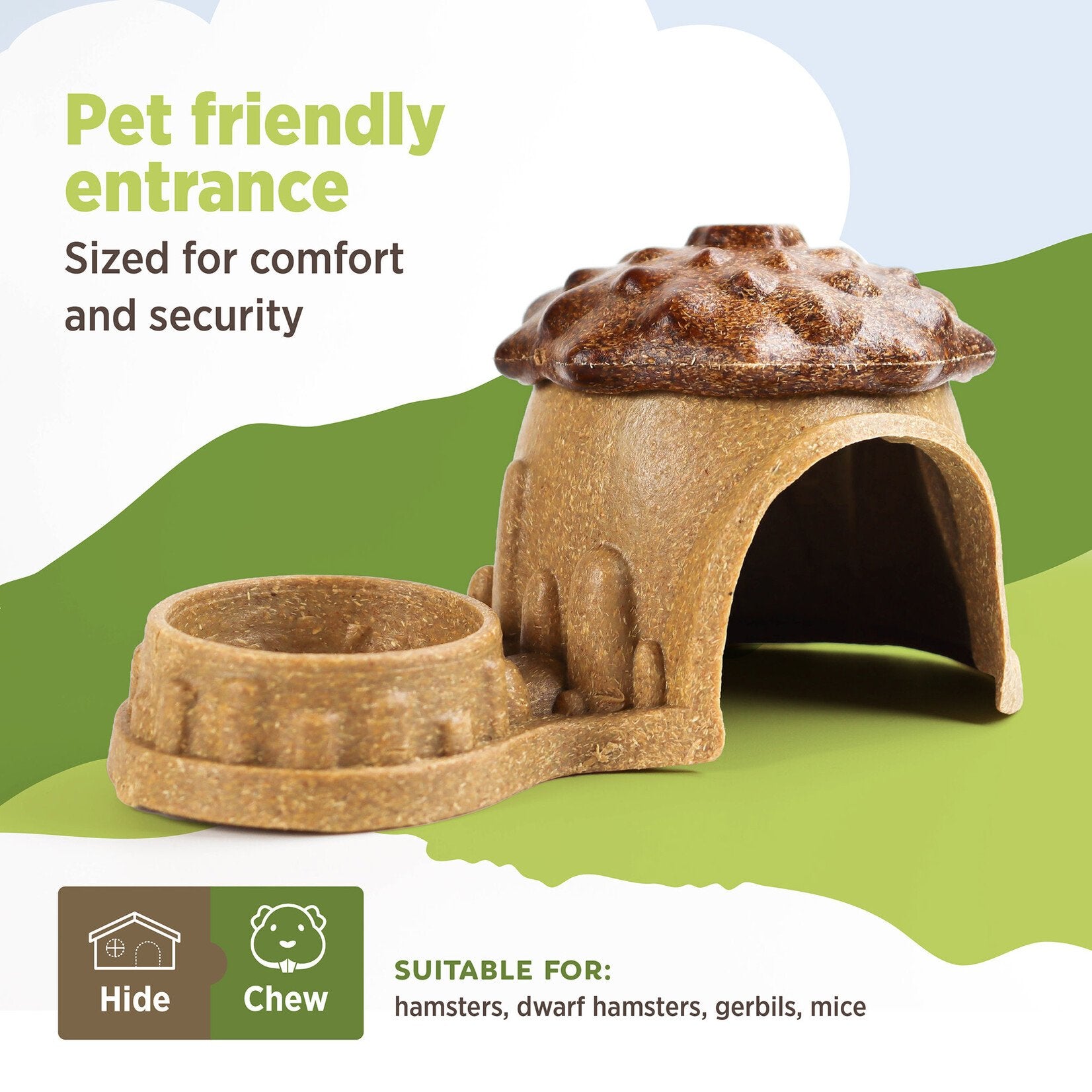 Living World Edible — Natural Small Animal Enrichment Toys — PetMax Canada