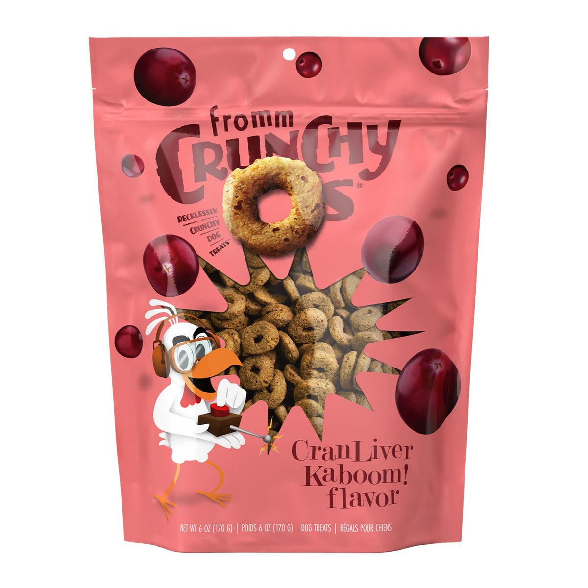 Fromm Crunchy O's CranLiver Kaboom Dog Treats - Dog Treats - Fromm - PetMax Canada
