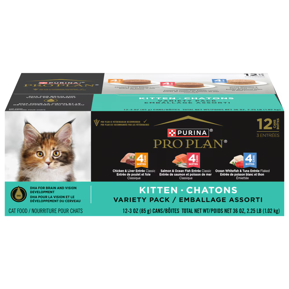 Purina Pro Plan Focus Kitten Variety Pack