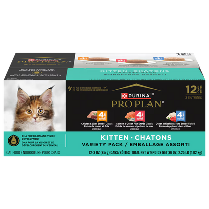 Purina Pro Plan Focus Kitten Variety Pack
