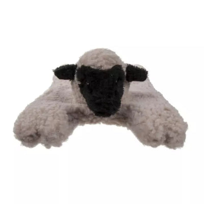 goDog Flatties Chew Guard Barnyard Buddie Lamb Dog Toy - Dog Toys - goDog - PetMax Canada