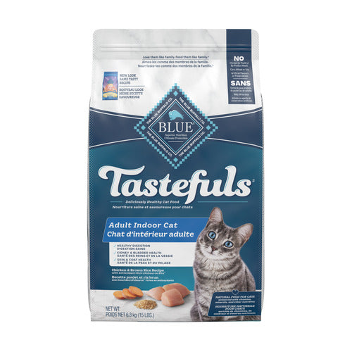 Blue Buffalo Tastefuls Chicken Indoor Natural Adult Dry Cat Food  Cat Food  | PetMax Canada