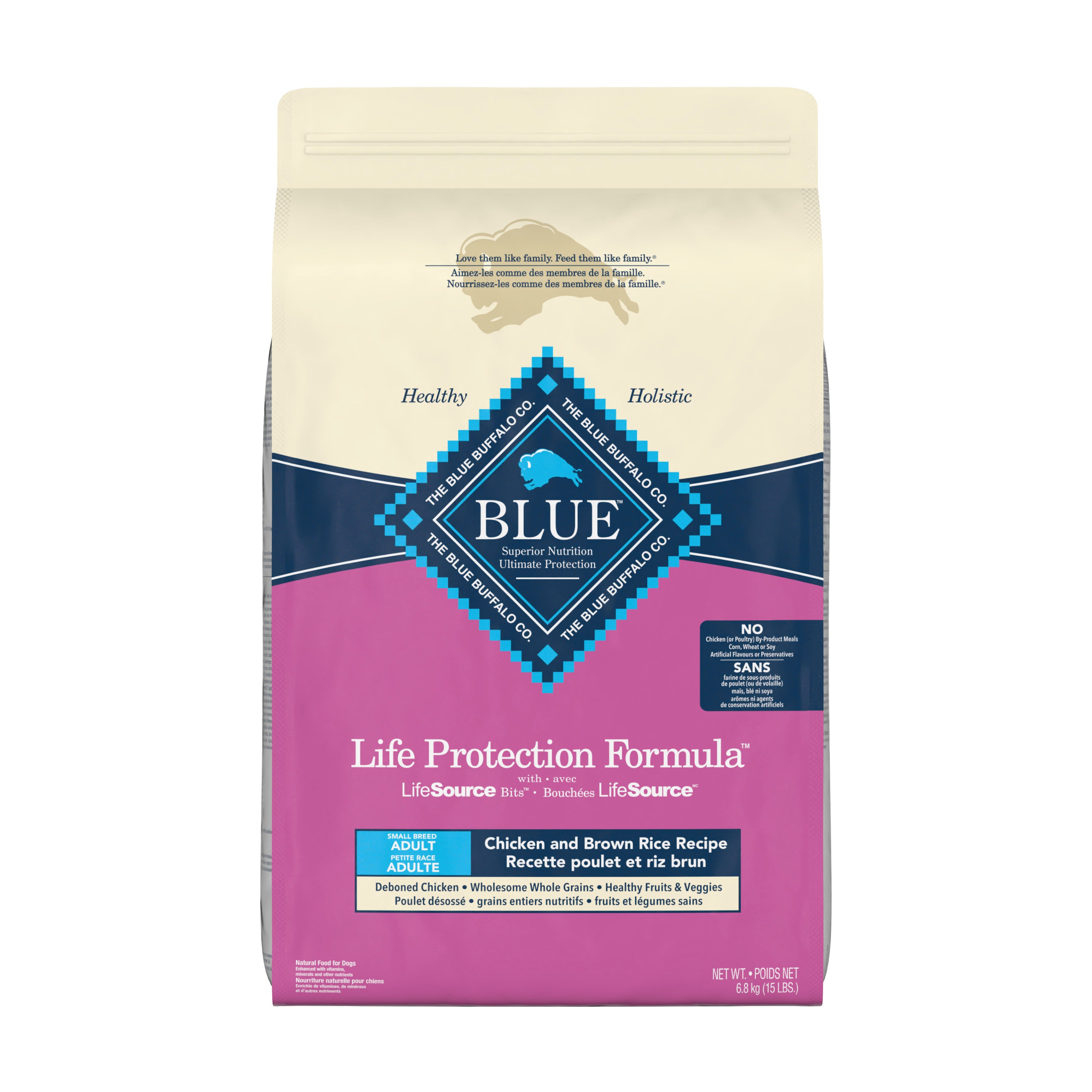 Blue Buffalo Life Protection Dog Food Small Breed Chicken & Rice - Dog Food - Blue Buffalo - PetMax Canada