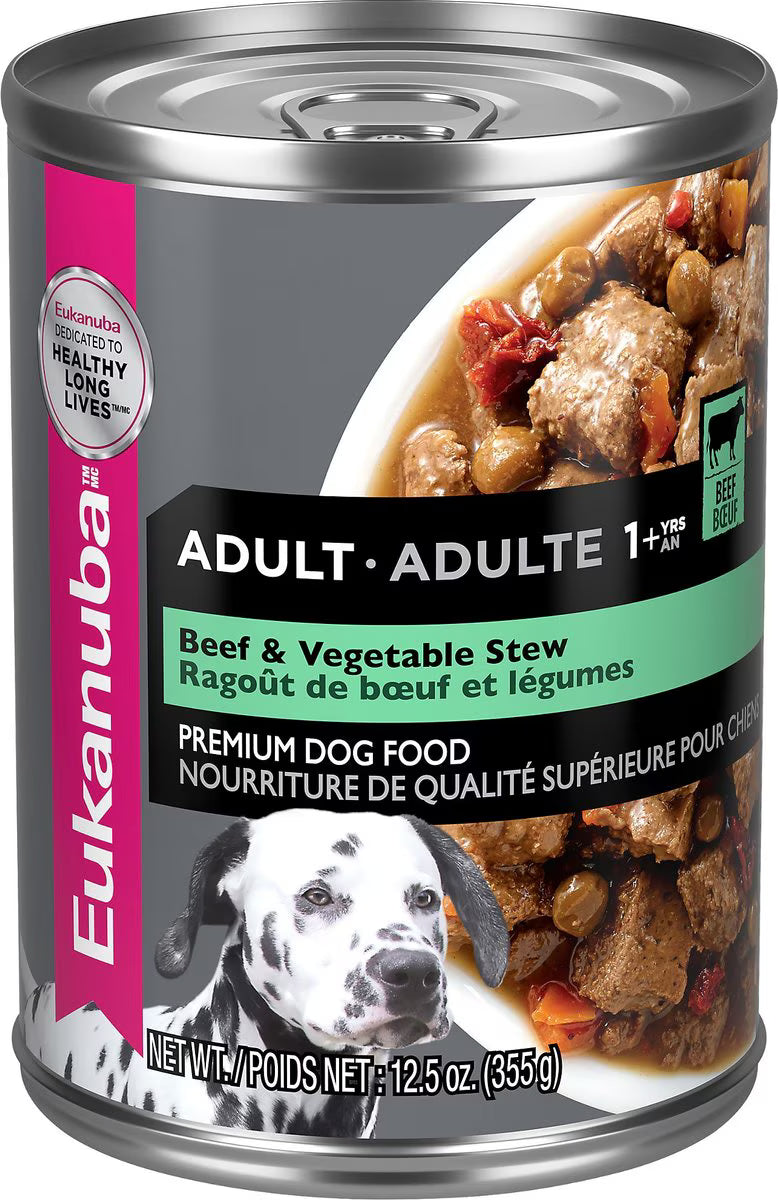 Eukanuba Adult Beef & Vegetable Stew Canned Dog Food