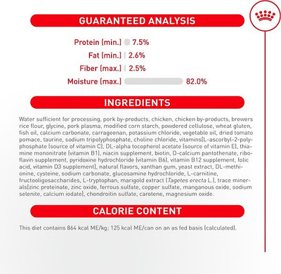 Royal Canin Feline Health Nutrition Aging 11+ Ultra Soft Mousse In Sauce Wet Canned Cat Food