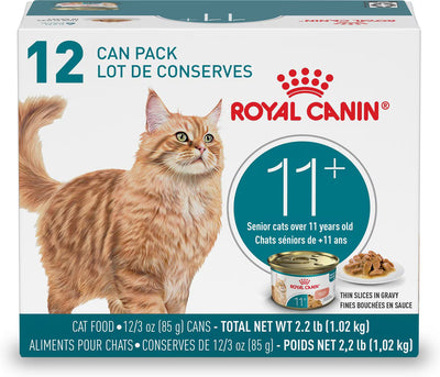 Royal Canin Feline Health Nutrition Aging 11+ Thin Slices in Gravy Wet Canned Cat Food