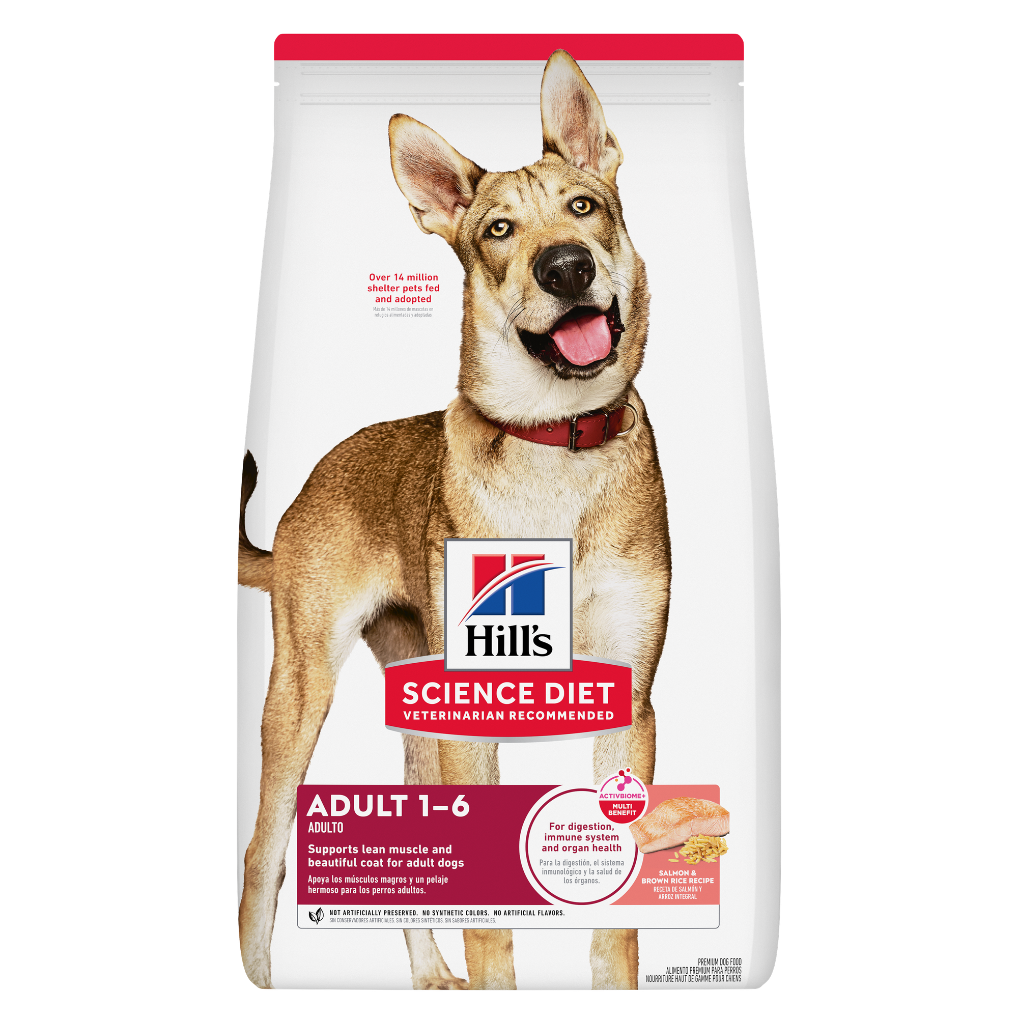Hill's Science Diet Adult Salmon & Brown Rice Recipe Dry Dog Food - 2.04 Kg - Dog Food - Hill's Science Diet - PetMax Canada