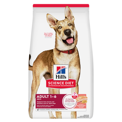 Hill's Science Diet Adult Salmon & Brown Rice Recipe Dry Dog Food - 2.04 Kg - Dog Food - Hill's Science Diet - PetMax Canada