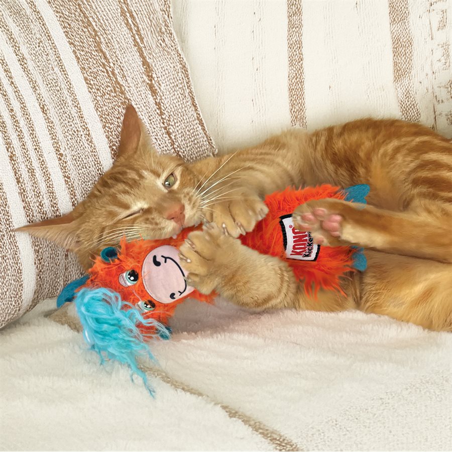 Kong Cat Kickeroo Highland Cow Assorted
