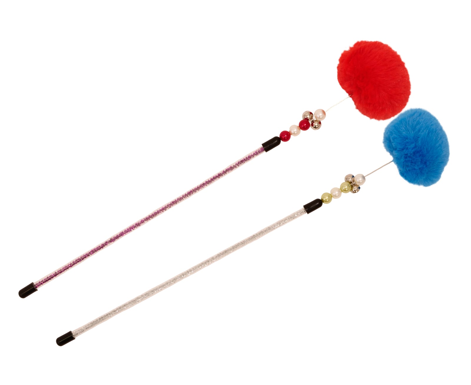 Bud-Z Cat Wand Toy Feather Duster Cardinal