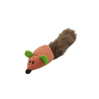 Bud-Z Cat Toy With Catnip Tube With Silky Tail Mouse