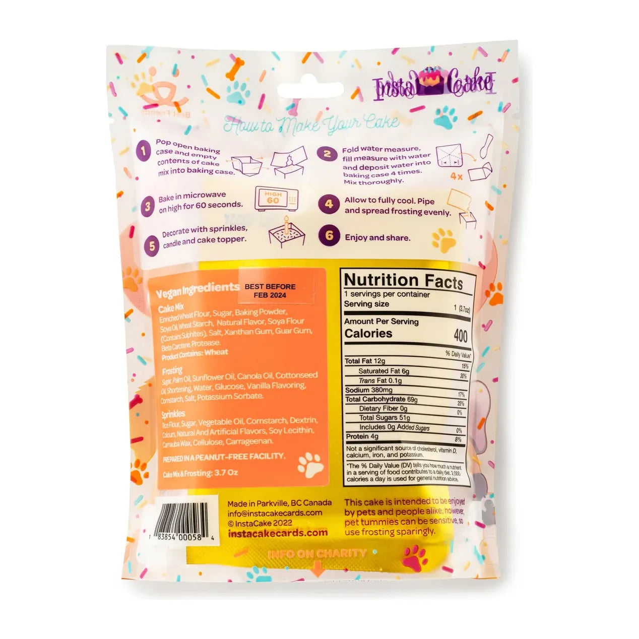Insta Cake Celebration Cake Kit For Dogs & Cats