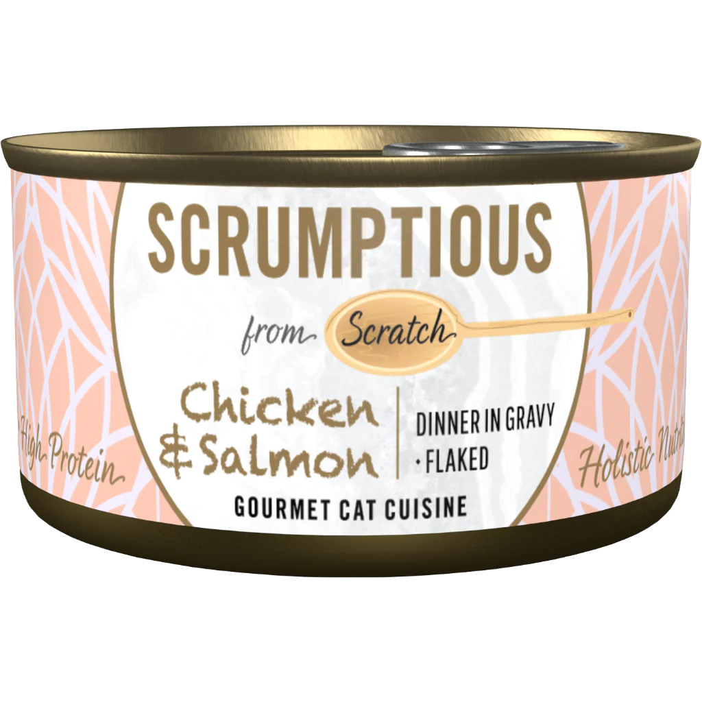 Scrumptious From Scratch Wet Cat Food Chicken & Salmon