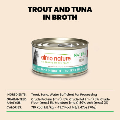 Almo Nature Natural Trout & Tuna in Broth