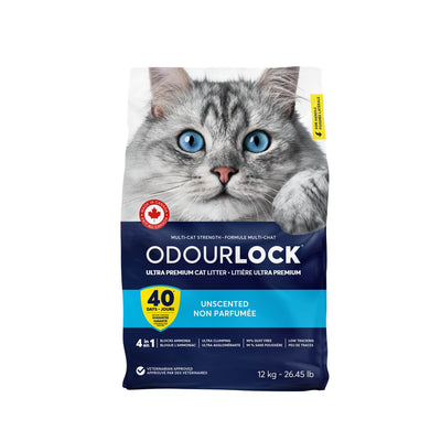 Odourlock Ultra Premium Unscented Multi-Cat Clumping Litter