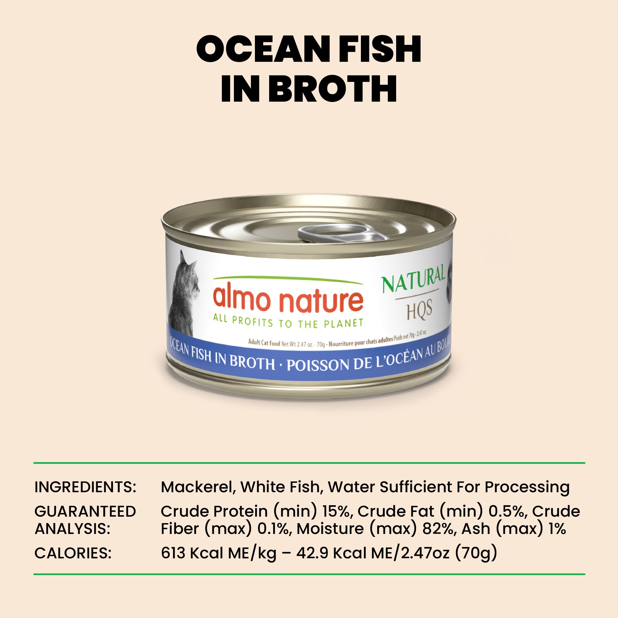Almo Nature Natural HQS Ocean Fish in Broth