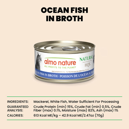 Almo Nature Natural HQS Ocean Fish in Broth