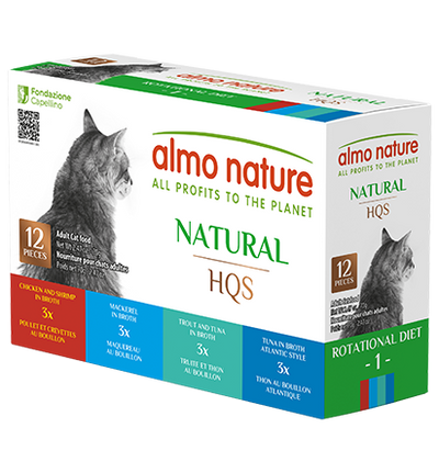 Almo Nature HQS Mousse Fish Selections Variety Pack