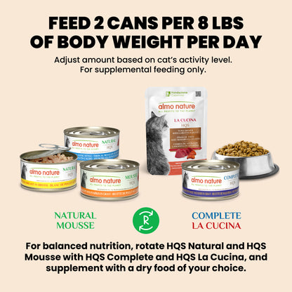 Almo Nature HQS Natural Rotational Diet Fish Selections & Chicken Drumstick