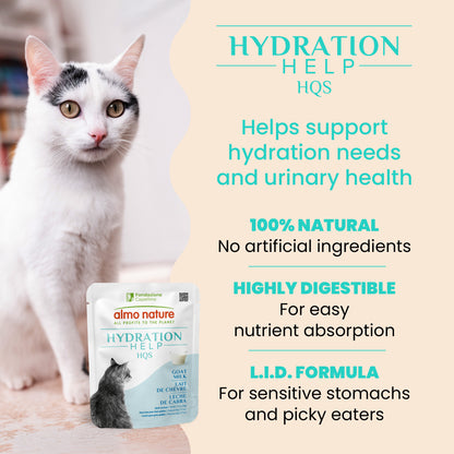 Almo Nature HQS Hydration Help Goat Milk Recipe for Cats