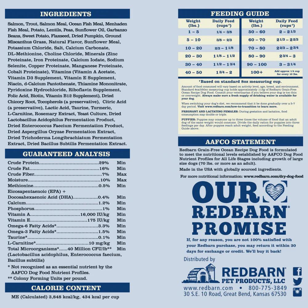 Red Barn Grain-Free Ocean Recipe Dog Food - 1.8 kg - Dog Food - Red Barn Pet Products - PetMax Canada