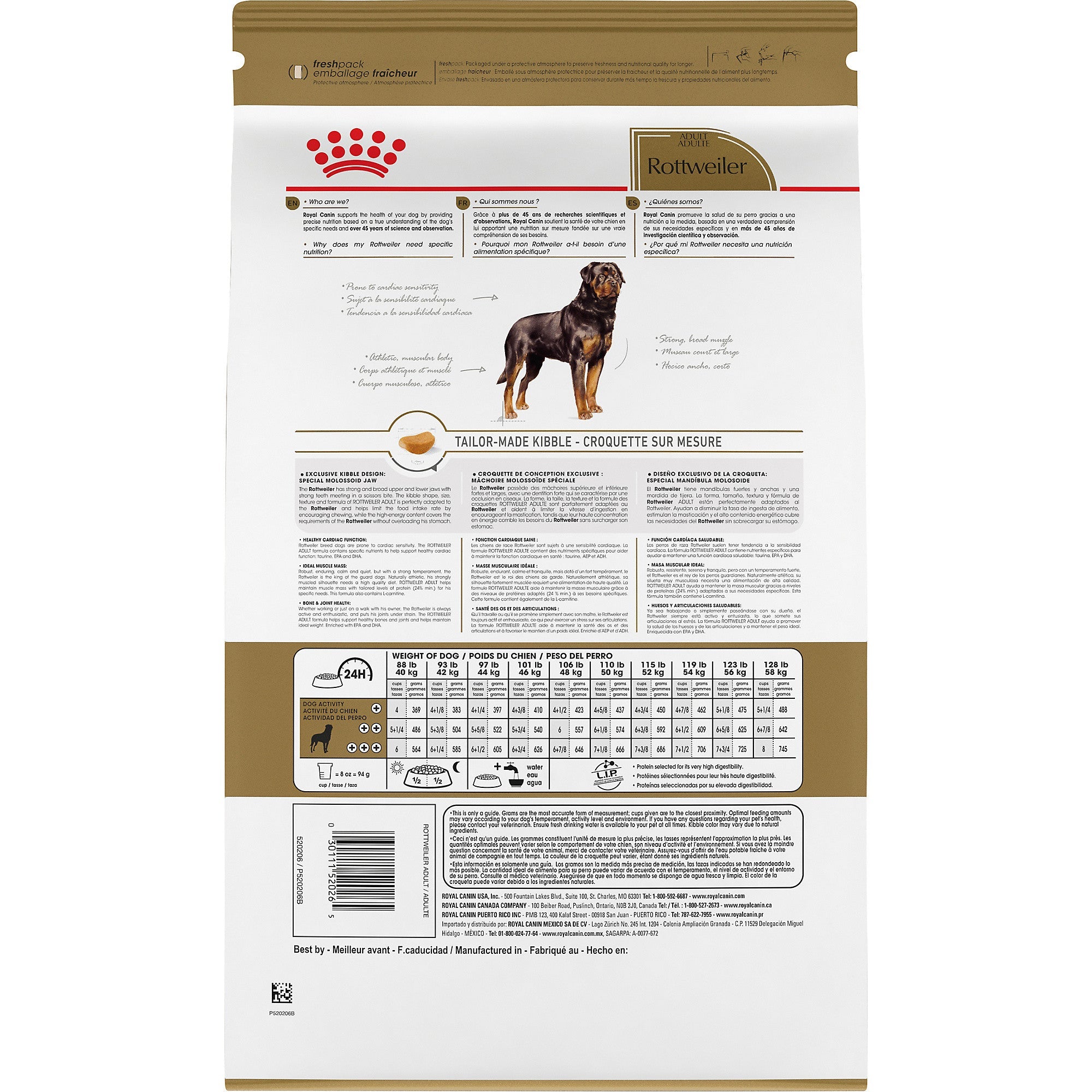 Royal Canin Rottweiler Croquettes pour chien adulte