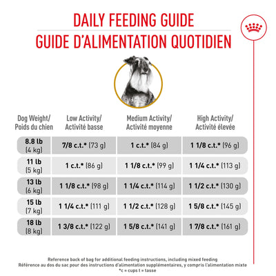Royal Canin Schnauzer nain Croquettes pour chiens adultes 