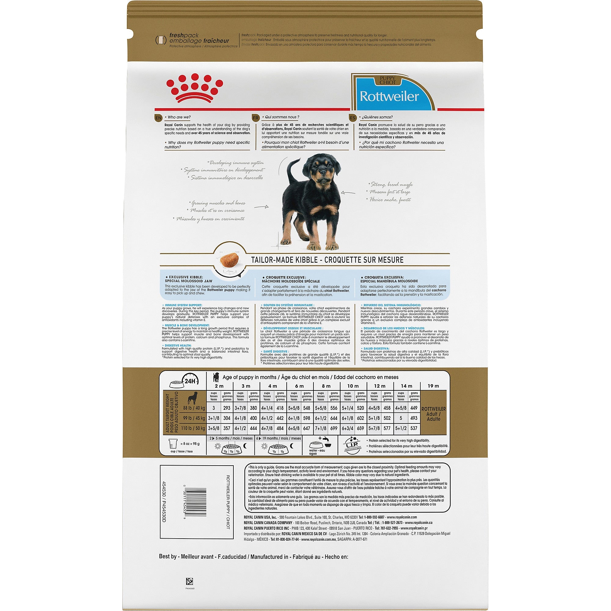 Nourriture pour chiots Royal Canin Rottweiler