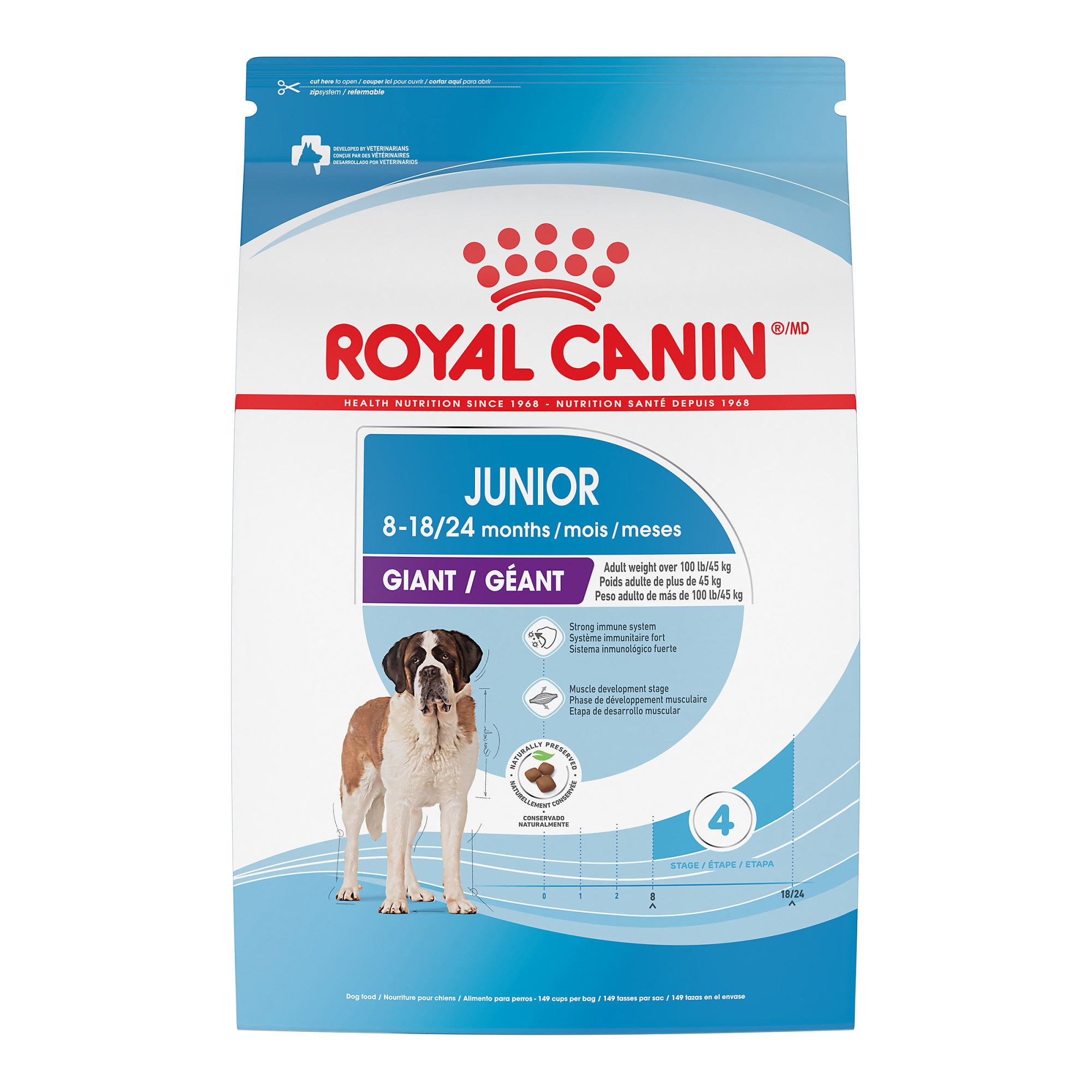 Royal Canin Croquettes pour chien Giant Breed Junior